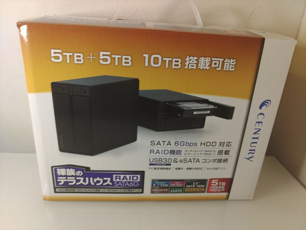 裸族のテラスハウス RAID SATA6G (CRTS35EU3RS6G) センチュリー centuryの画像1