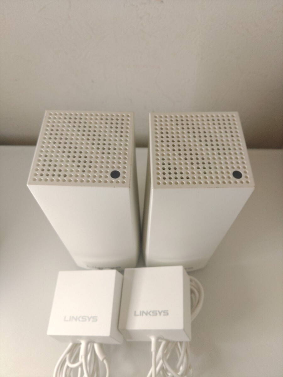  Linksys リンクシス Wi-Fi 無線LANルーター WHW03 V2 メッシュルーター 2個セット_画像2