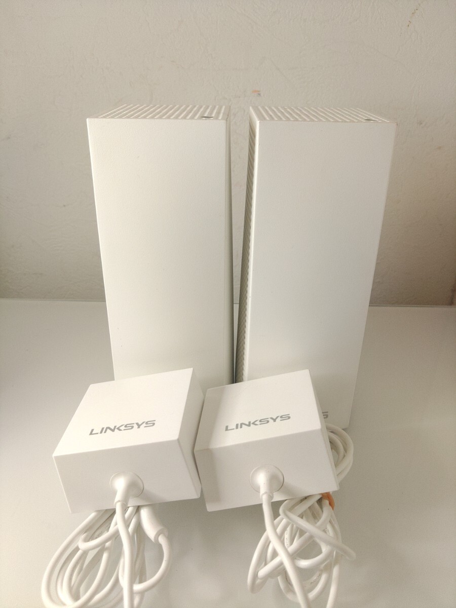  Linksys リンクシス Wi-Fi 無線LANルーター WHW03 V2 メッシュルーター 2個セット_画像1