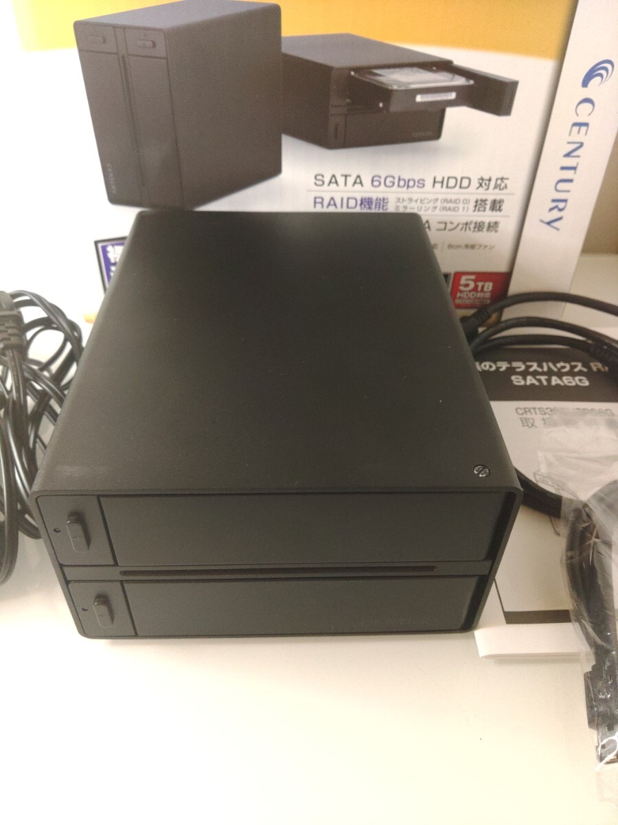 裸族のテラスハウス RAID SATA6G (CRTS35EU3RS6G) センチュリー centuryの画像4