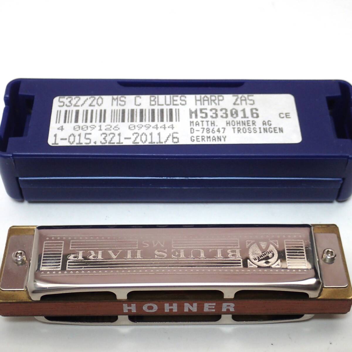 ホーナー ハーモニカ C調 HOHNER 532/20 MS C Blues Harp ブルースハープ 10ホール 4点 まとめ ユーズド品の画像9