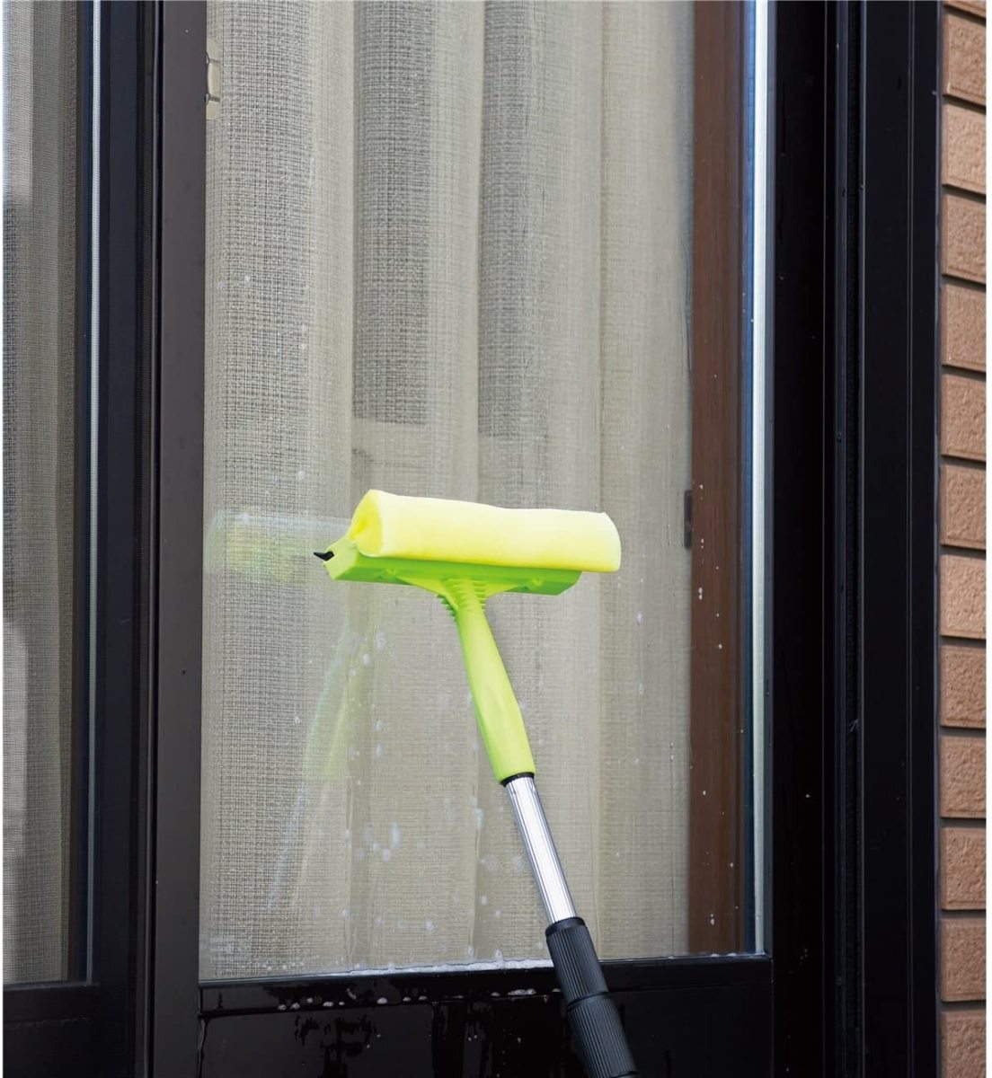 コジット 伸びる2wayロングモップ 掃除 外壁 掃除 伸縮可能 窓掃除 クモの巣除去　伸びる 2way ロングモップ_画像7