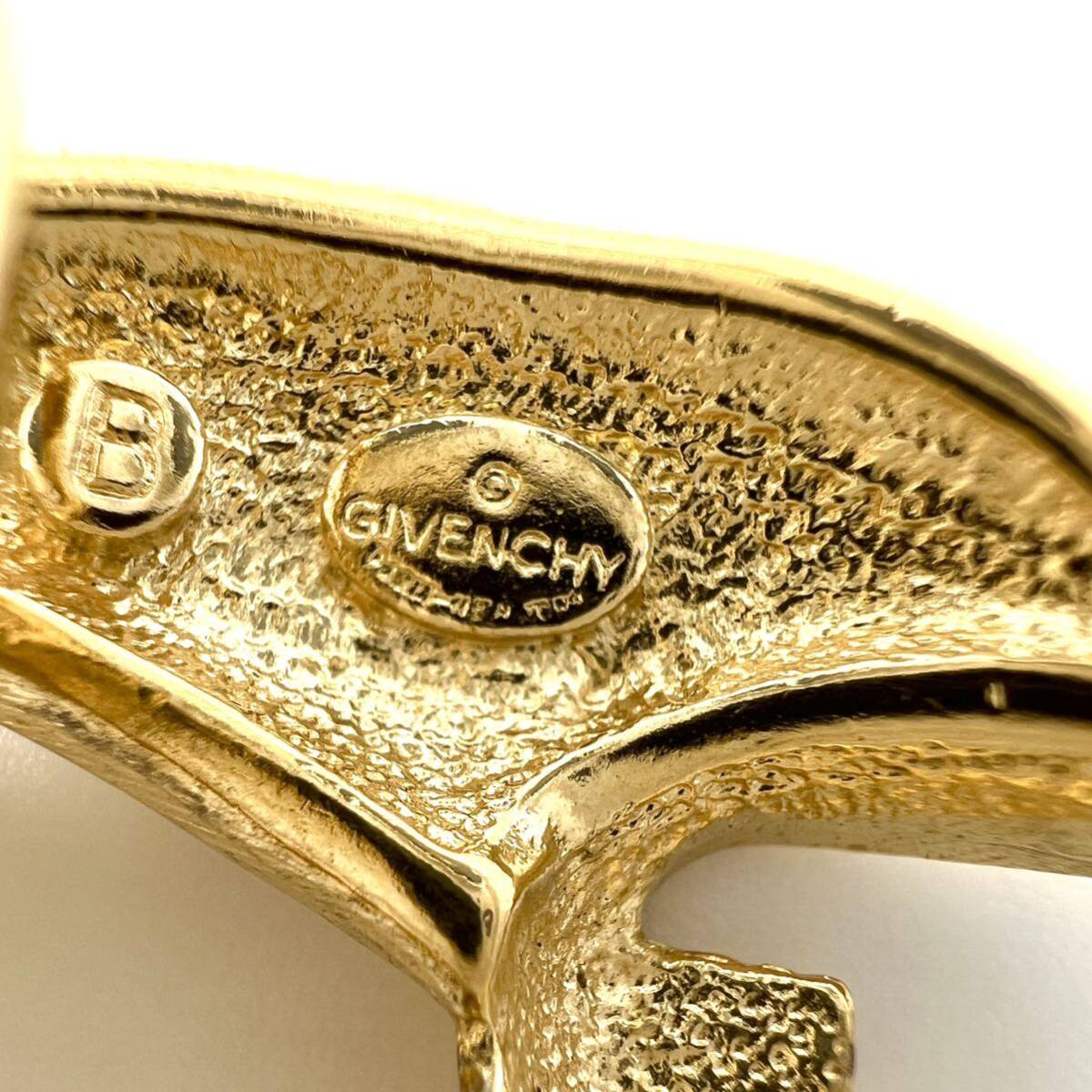 GIVENCHY｜ジバンシィ ブレスレット【アクティ】ゴールドカラー ワイド バングル ゴージャス ヴィンテージ ジバンシー ブランド a510etの画像9