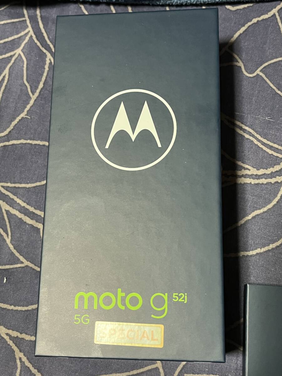 Motorola moto g52j 5G SPECIAL パールホワイト 8GB 256GB SIMフリー 美品_画像1