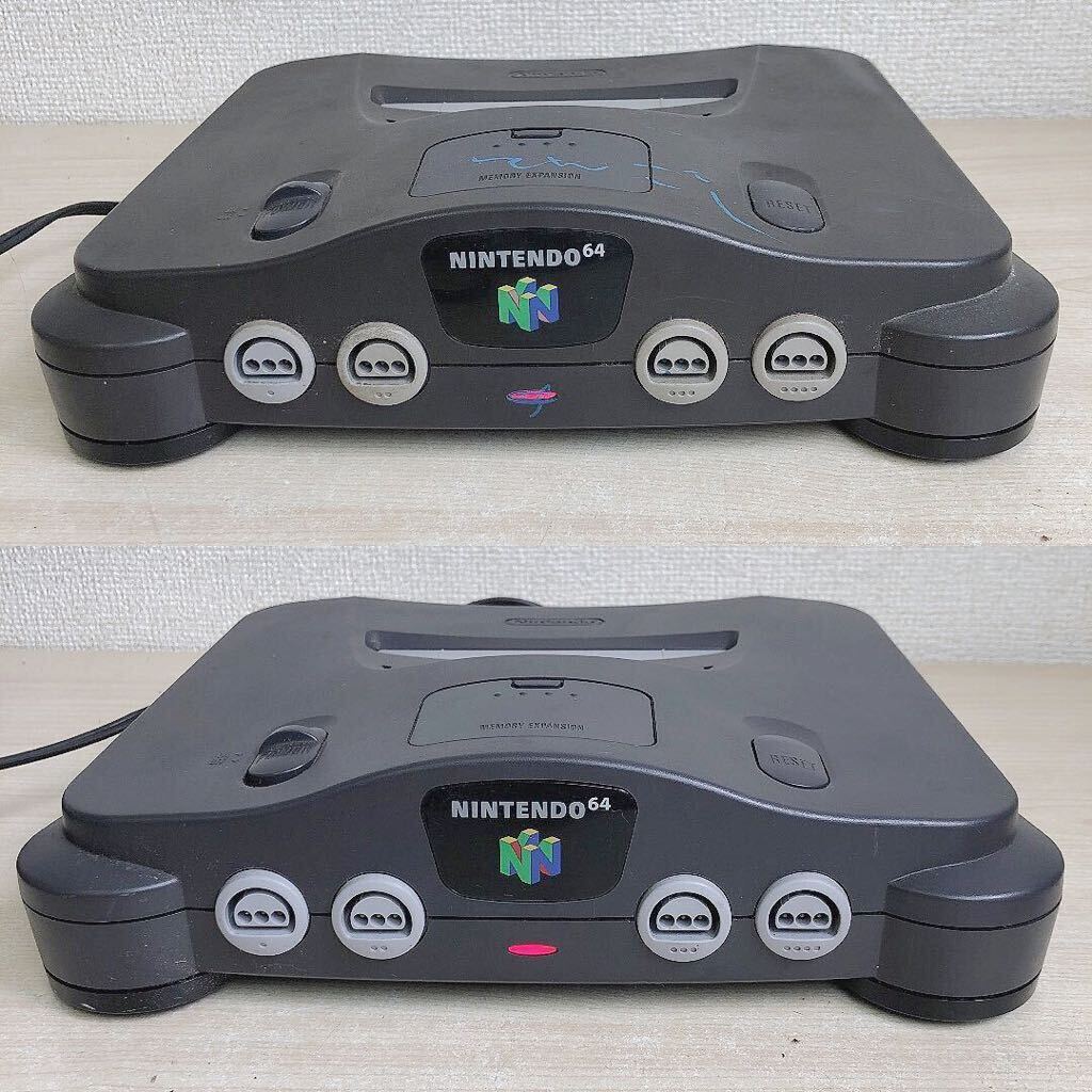 Nintendo64 本体2台まとめ コントローラー5台まとめ 振動パック ケーブル 任天堂 ニンテンドー ロクヨン 付属品 ゲーム機 NUS-001 