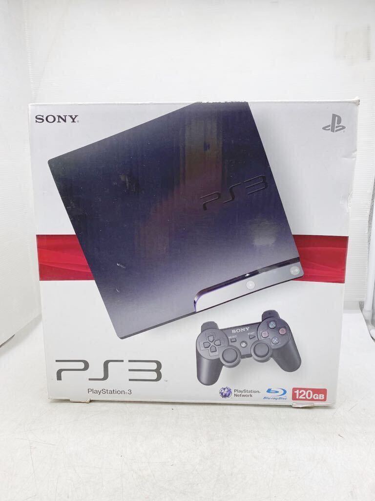 ほぼ新品未使用★ソニー SONY PS3 プレイステーション3 チャコールブラック PlayStation3 CECH-2000A 120GB コントローラー 付属品 一式の画像2