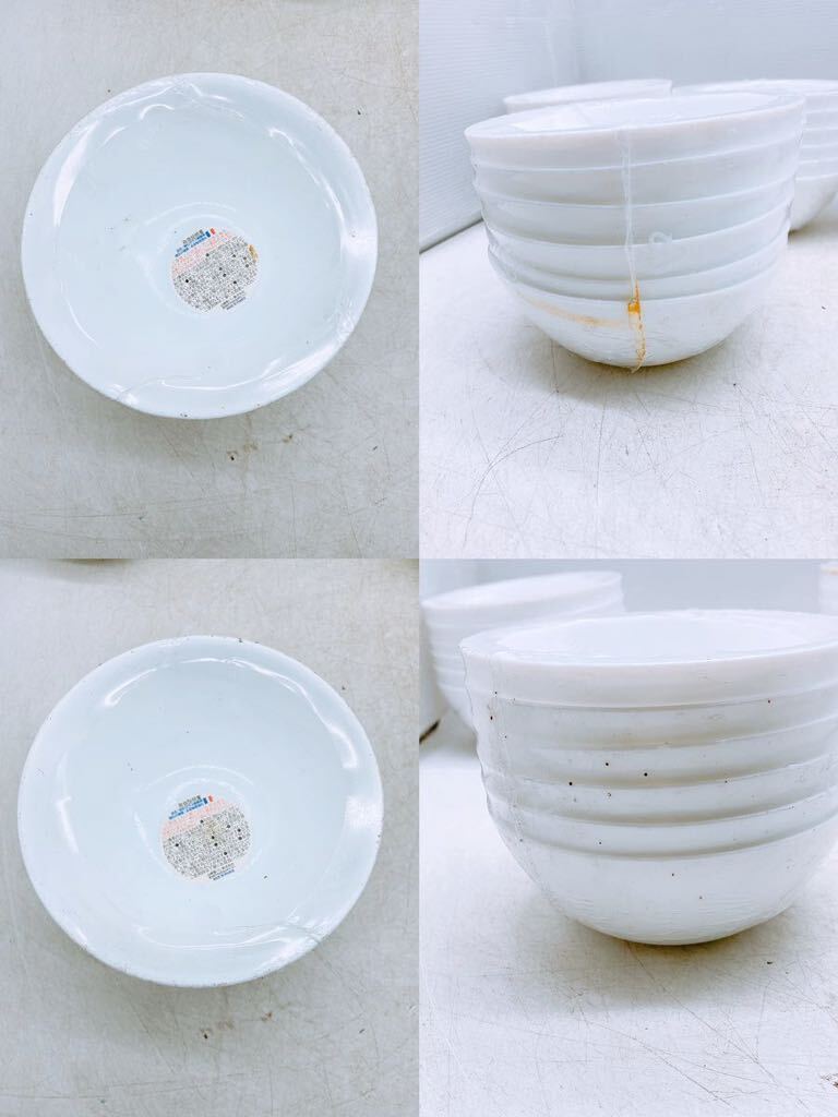 未使用品 ヤマザキ春のパン祭り 白い皿 55点 大量 まとめ 食器 ボウル皿 強化ガラス フランス 白い食器 6客 プレート ボウル 約15kg 洋食器の画像2