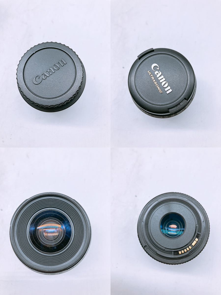 キャノン Canon EOS Kiss キス レンズ 一眼レフ 80-200mm 35-80mm フィルムカメラ カメラ レンズ セット まとめ ウルトラソニックの画像6
