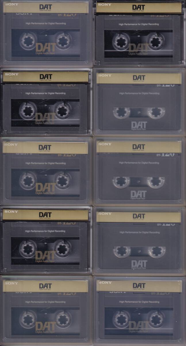 【送料込み】120分DATテープ SONY×43、maxell×9、TDK×5、DENON×5 合計62本の画像5