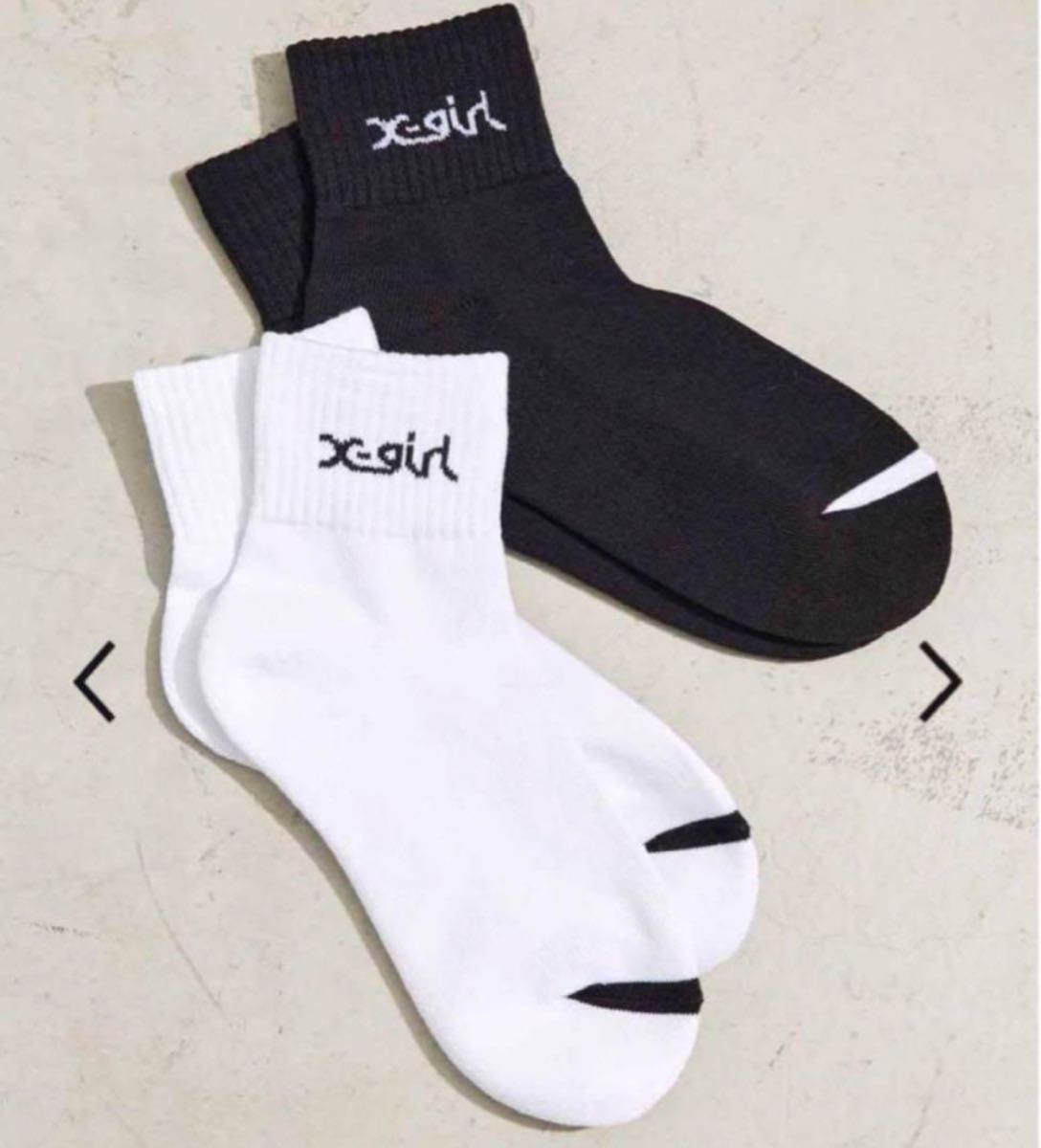 LOGO 2P SOCKS  X-girl  2セット