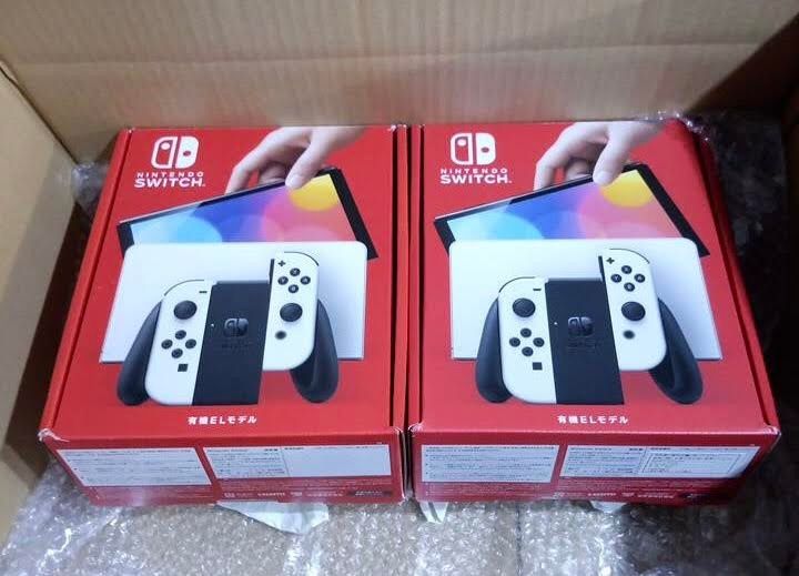 Nintendo Switch 有機ELモデル  ホワイト ２台 ①