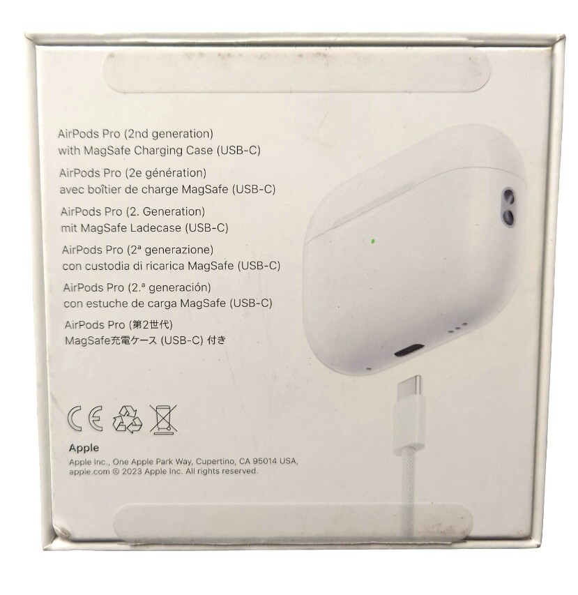 【開封済み・動作テスト済】Apple AirPods Pro (2nd Generation) MTJV3J/A アップル製ワイヤレスイヤホン 欠品無 第2世代 カナル型イヤホンの画像7