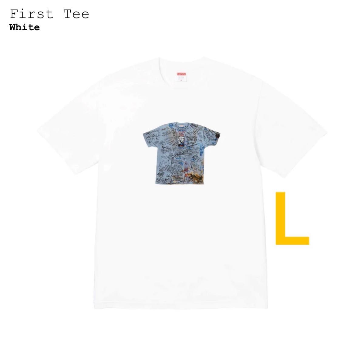 Supreme First Tee White Lサイズ 30周年