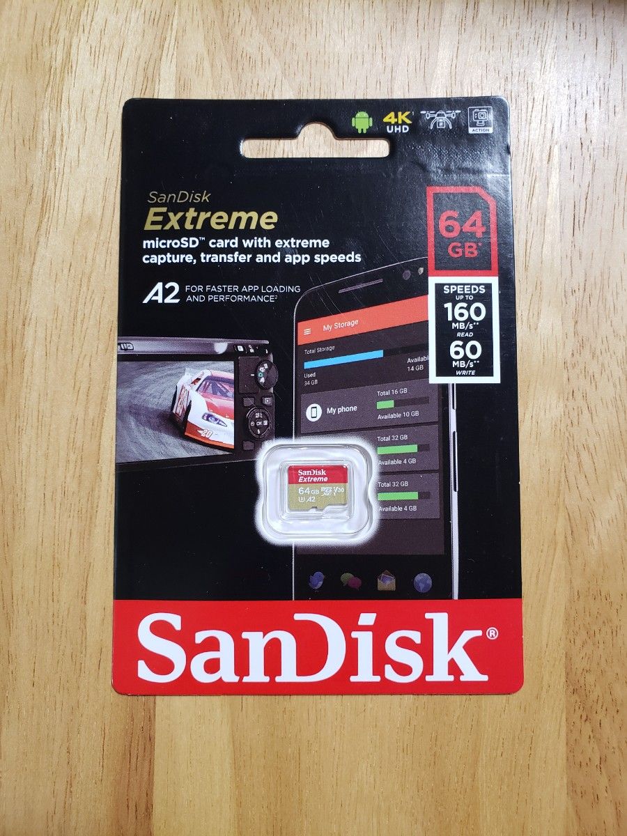 未開封 SanDisk 64GB microSDXC Extreme