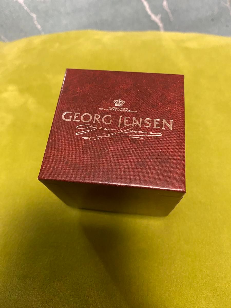 ジョージジェンセン　Georg Jensen  デザインリング　ヘマタイト　指輪　124  9号　シルバー　925