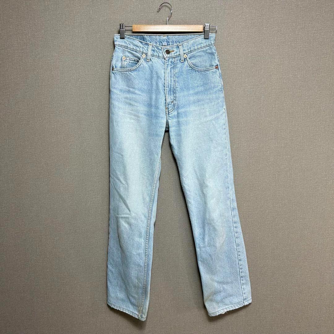 YT1451 Levi's リーバイス 210 97年製 ストレート コットンデニム W28 ブルー コットン100％ キャンプ ツーリング_画像2