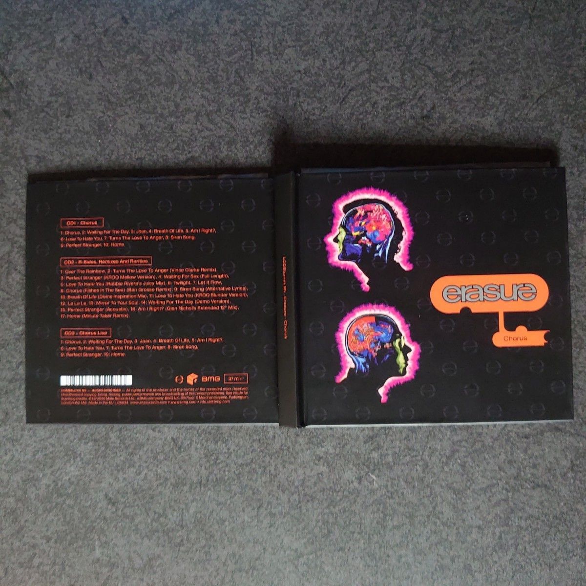 輸入盤 イレイジャー Erasure CD／コーラス   デラックス・エディション 3CD 美品