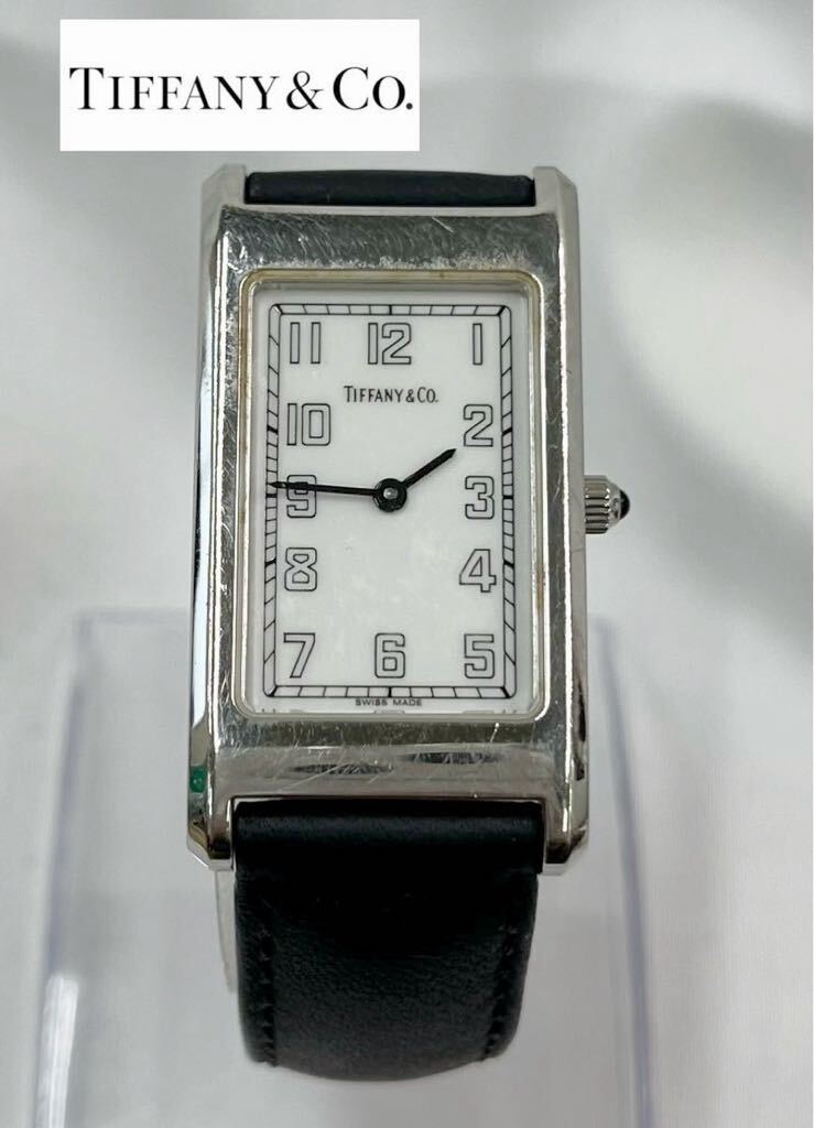 ③1円スタート〜Tiffany& Co. ティファニークラシックスクエア 腕時計 の画像1
