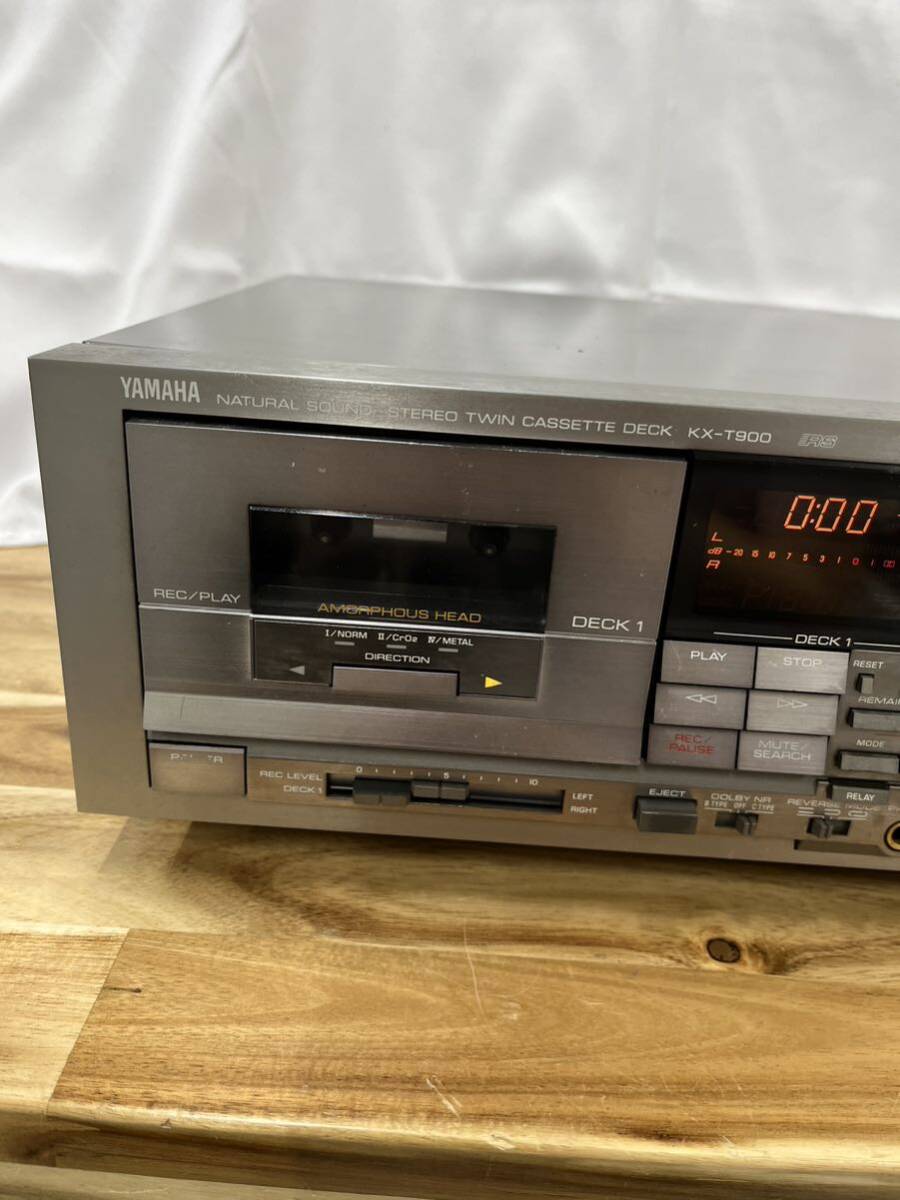 ③YAMAHA NATURAL SOUND STEREO TWIN CASSETTE DECK KX-T900 ダブルカセットデッキ の画像2