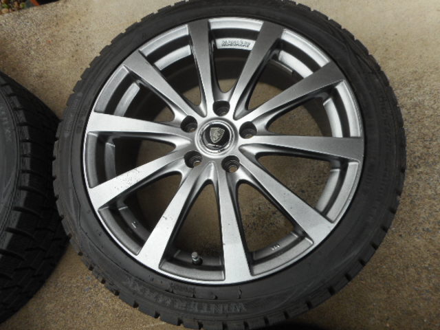 MANARAY SPORT ES/マナレイスポーツ　18ｘ7J　+48　PCD11.3　5穴　215/45R18　DUNLOP ウインターマックス WM01_画像6