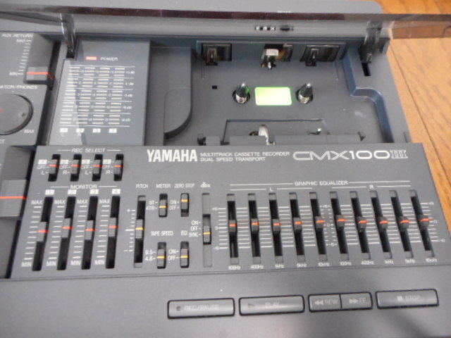 YAMAHA ヤマハ　CMX100Ⅲ　MTR マルチトラックカセットレコーダー dbx 　説明書・ソフトケース付き　JUNK_画像7