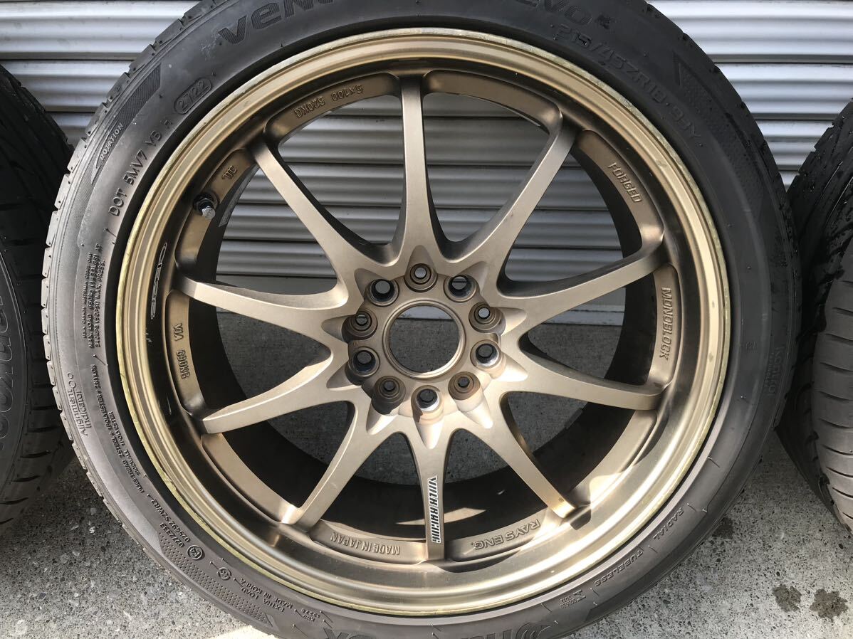 RAYS レイズ VOLK RACING ボルクレーシング CE28 7.5J×18 オフセット50 PCD114.3 5H の画像4