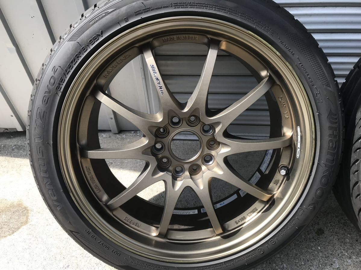 RAYS レイズ VOLK RACING ボルクレーシング CE28 7.5J×18 オフセット50 PCD114.3 5H の画像5