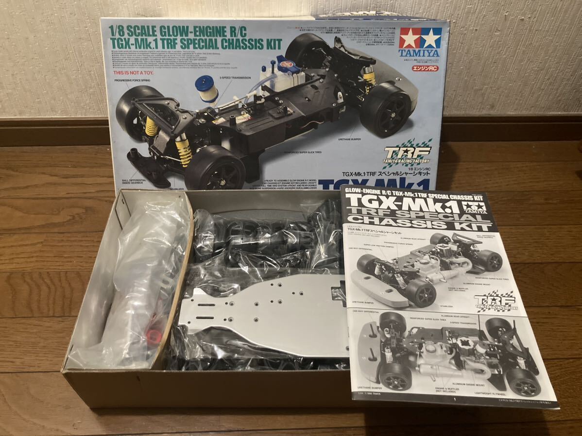 TAMIYA TGX-Mk.1 TRF special chassis kit Tamiya 1/8 engine RC not yet constructed 