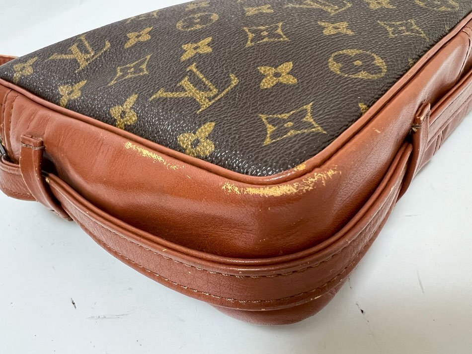 １円スタート LOUIS VUITTON ルイウ゛ィトン モノグラム サックバンドリエール30 ショルダーバッグ 斜め掛け M51364 ヴィンテージ 中古_画像4