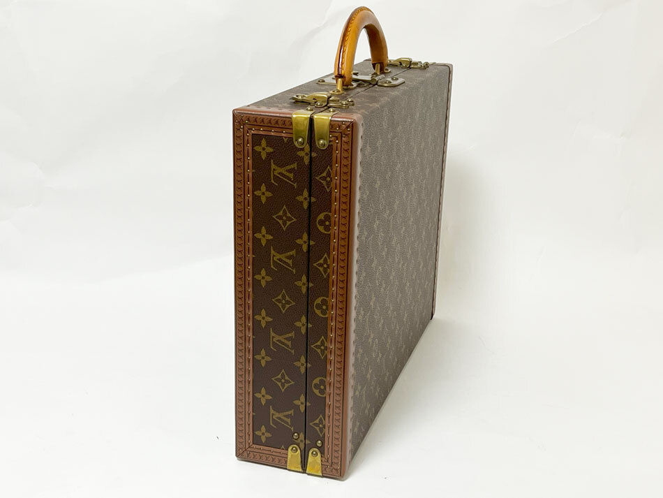 LOUIS VUITTON ルイヴィトン モノグラム プレジデント トランク アタッシュケース ビジネスバッグ ハードケース ヴィンテージ M53012 美品_画像2