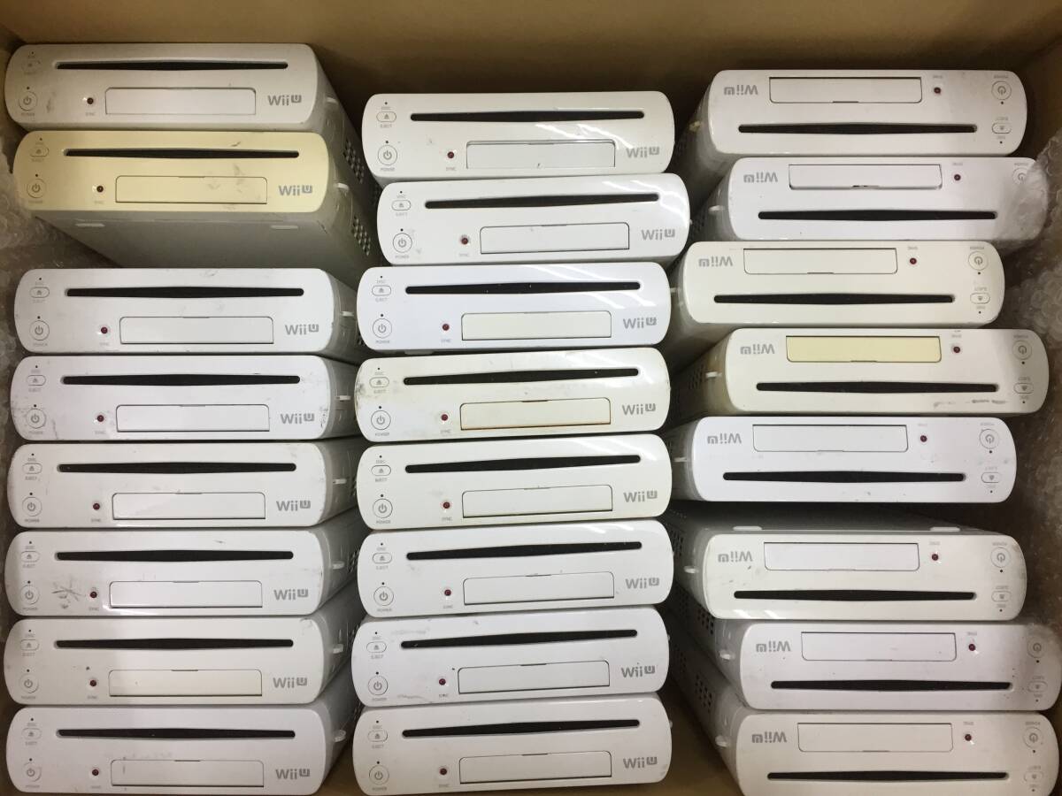 WiiU 本体 32GB 30台セット 大量 まとめ売り 動作未確認 ジャンク 任天堂 Wii U 【z6-23/0/0】
