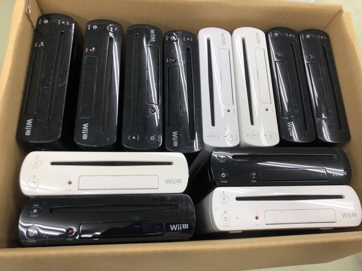 WiiU body 12 pcs. set large amount set sale operation not yet verification Junk nintendo Wii U [z1-568/0/0]