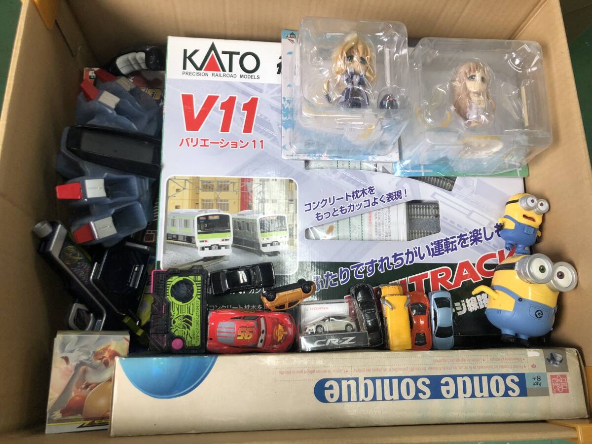 おもちゃ 160サイズ 詰め合わせ まとめ プライズ商品/一番くじ/フィギュア/仮面ライダー/KATO/ミニオン/カーズ【z7-523/0/0】の画像1