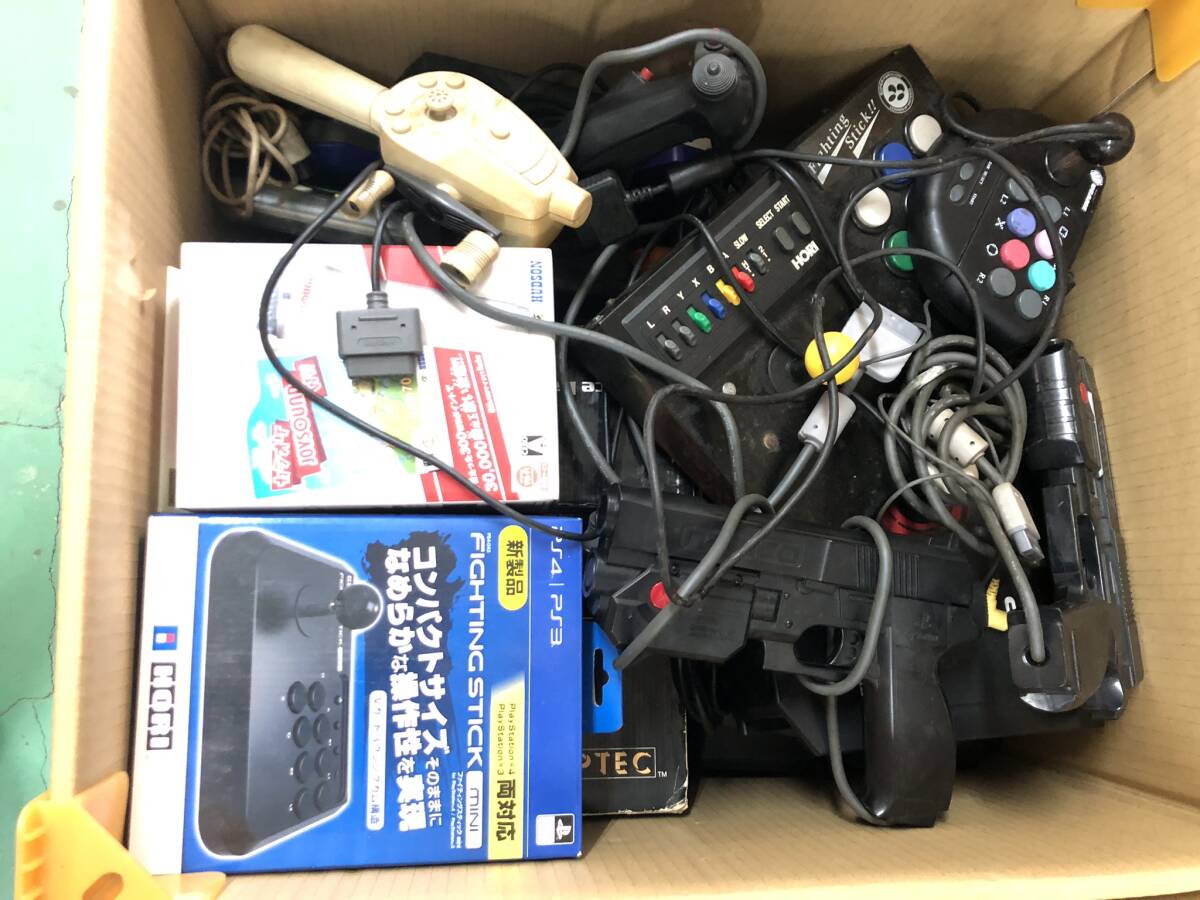 exclusive use controller set sale operation not yet verification Junk Fighting Stick / gun navy blue /PS4/PS3/.. navy blue other [z8-46/0/0]
