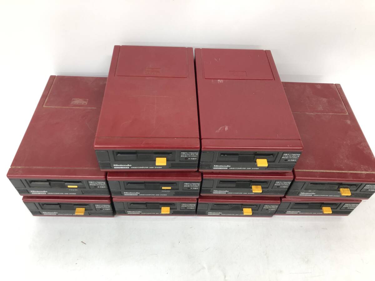  nintendo Famicom дисковая система корпус HVC-022 продажа комплектом 10 шт. Junk не проверено [z1-580/0/0]