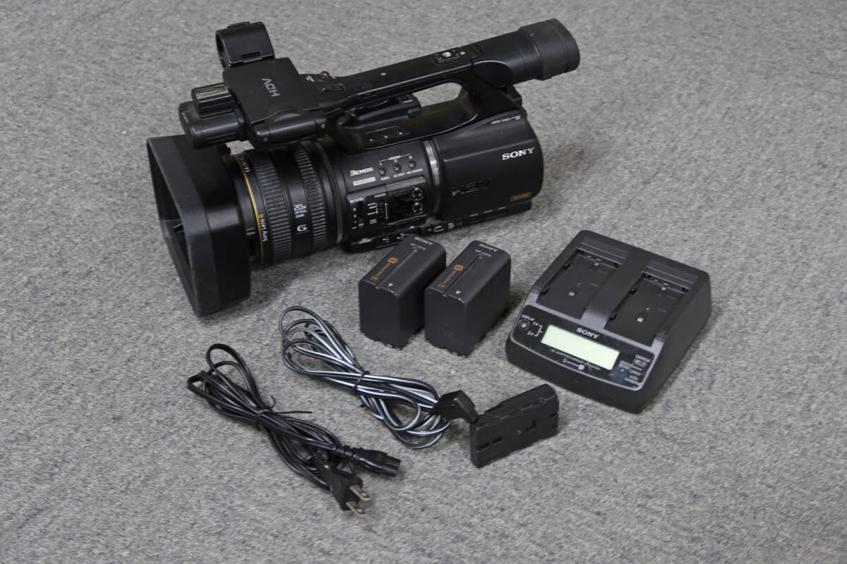 ソニー業務用ビデオカメラSONY HVR-Z5J ドラム260時間　現状品_画像1