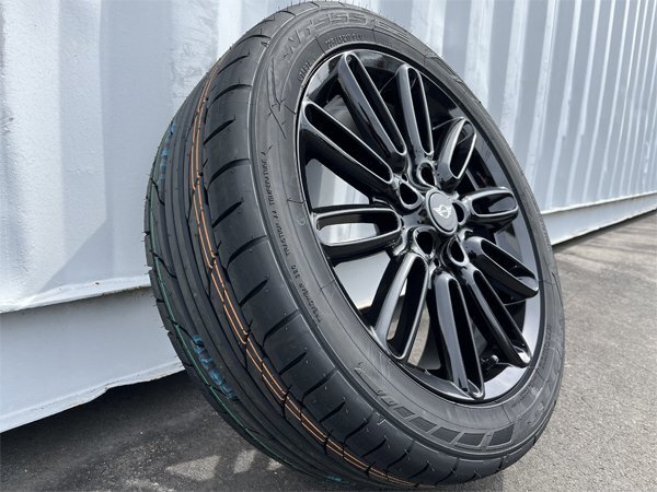 4本セット!! 17インチ 7j+45 PCD112 5穴 新品 タイヤホイールセット 225/45R17 ニットー MINI ミニクーパー F54 F55 F56 F57 F60 カスタム_画像4