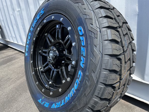 4本セット!! 17インチ 9j+20 6H PCD139.7 新品 タイヤホイールセット 265/70R17 トーヨー ハマー シボレー サバーバン エクスプレス タホ_画像6