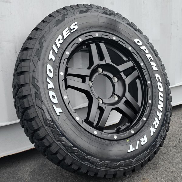 jimny SIERRA JB74W タイヤ ホイール セット 4本 TOYO OPENCOUNTRY RT 225/70R16 ホワイトレター_画像4