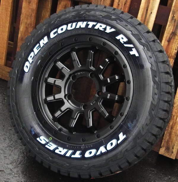 店舗在庫 新品 ジムニー 16インチ タイヤ ホイール セット TOYO OPEN COUNTRY トーヨー オープンカントリー ホワイトレター 185/85R16_画像5