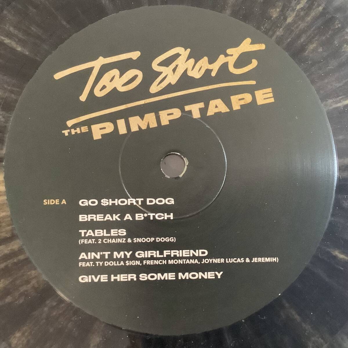 【送料込】【2019 US Original】Too Short - The Pimp Tape 2LP Gold & Black Splatter_画像5
