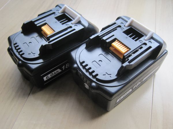 BL1860B マキタ 互換バッテリー 4段階 残量表示 2個 18V 6.0Ah Endro BL1860 BL1850 BL1840 BL1830(1)の画像1