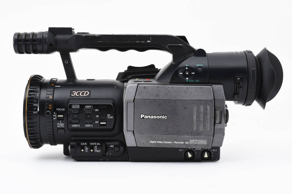 ★外観極上品★PANASONIC パナソニック AG-DVX100A MiniDVカムコーダー 業務用ビデオカメラ★6990の画像8