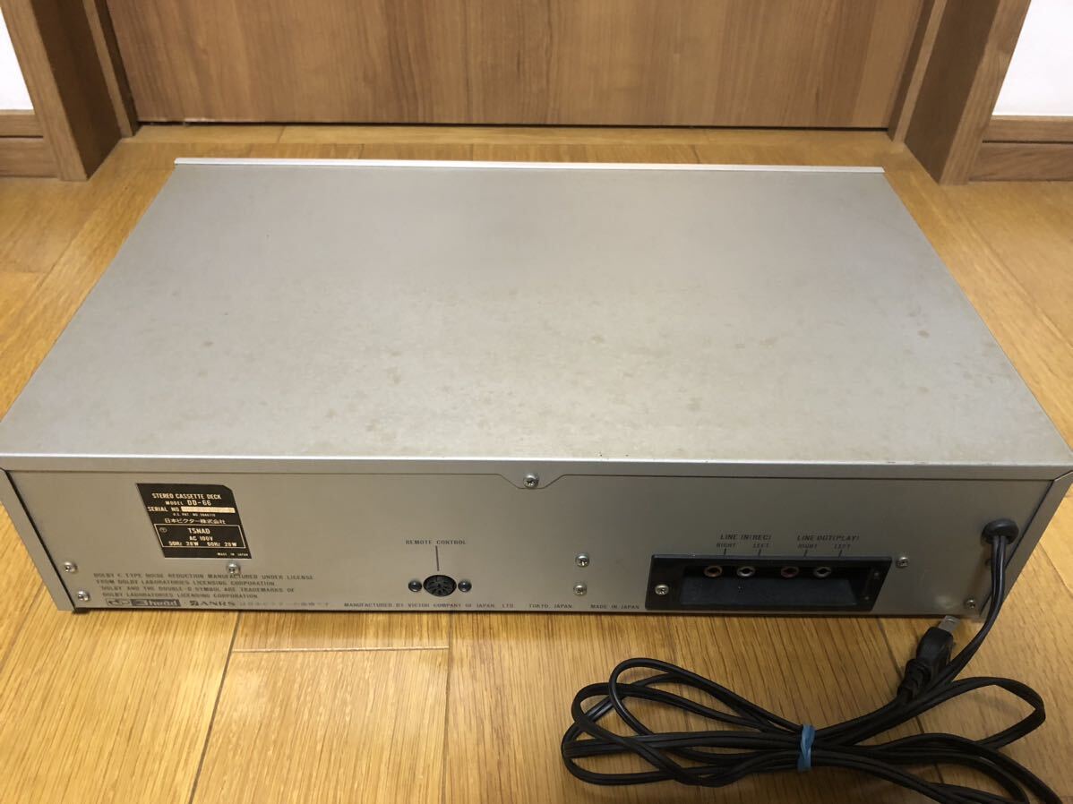 Victor ビクター DD-66 カセットデッキ ジャンク カセットテープデッキ オーディオ機器 ステレオ テープデッキ tape deck cassette の画像8