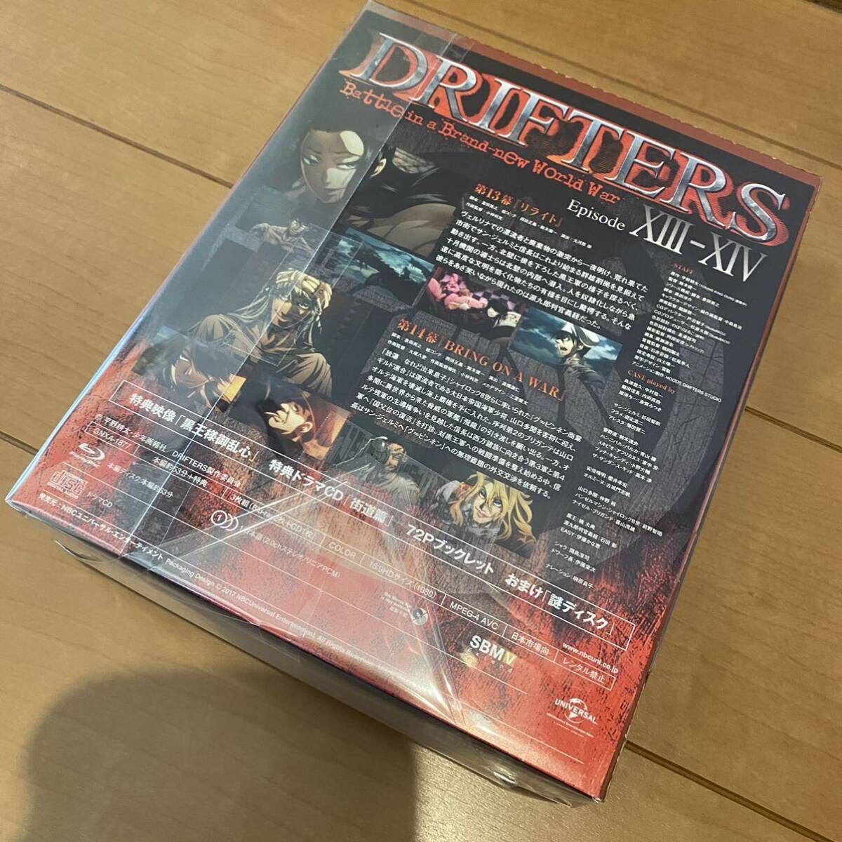 ★美品 DRIFTERS ドリフターズ／Blu-ray episode 13-14〈特装限定生産版〉帯付 那須与一_画像4