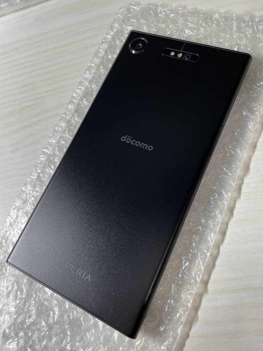 ◯判定 SIMフリー 美品 SO-01K ブラック XPERIA XZ1 SIMロック解除済みの画像2