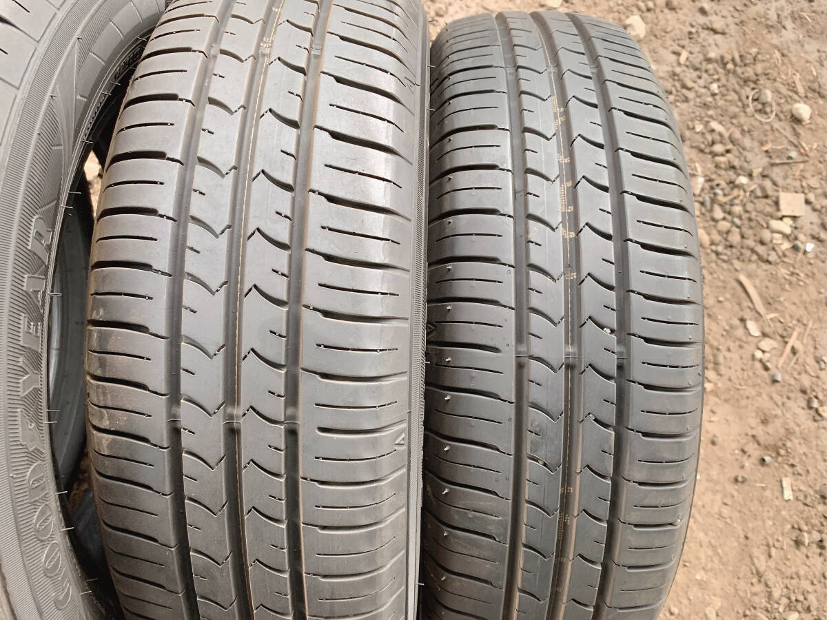 極上バリバリ山◆155/65R13 ◆ GOODYEAR Efficient Grip ECO ◆ 4本セット 2023年製の画像3