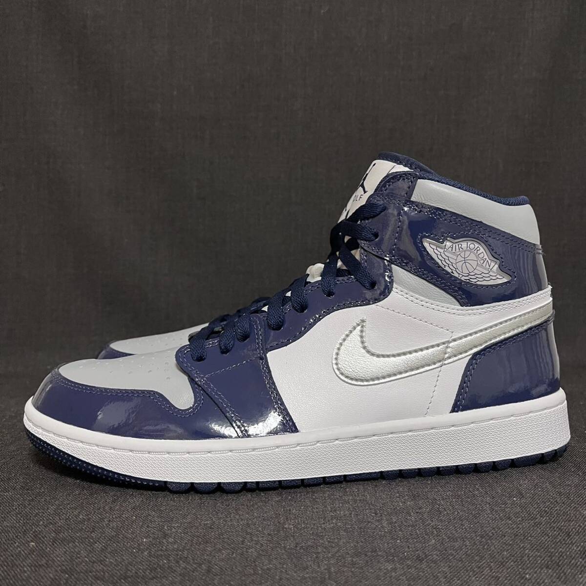 【新品・未使用】NIKE GOLF AIR JORDAN 1 RETRO High OG Midnight Navy” US10 28cm ナイキ エアジョーダン1 レトロ ハイ ゴルフシューズ_画像1