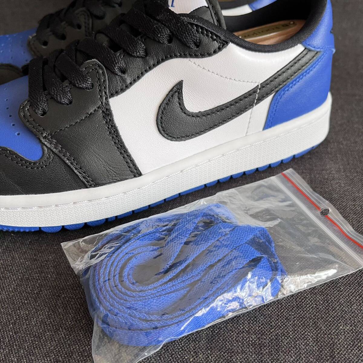 NIKE GOLF AIR JORDAN 1 G LOW US8 26cm ROYAL TOE ナイキゴルフ エアジョーダン1G ロイヤル・トゥ スパイクレス・ゴルフシューズの画像10