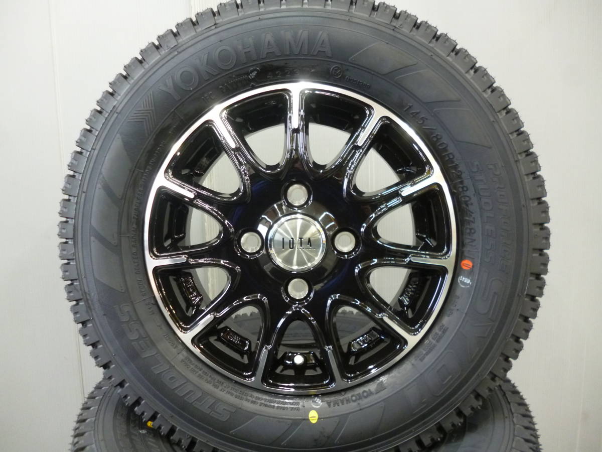 新品★ヨコハマスタッドレス★145/80R12LT★軽バン 軽トラ エブリー ハイゼット キャリー サンバー N-VAN アトレー アクティ バモス★G_画像2